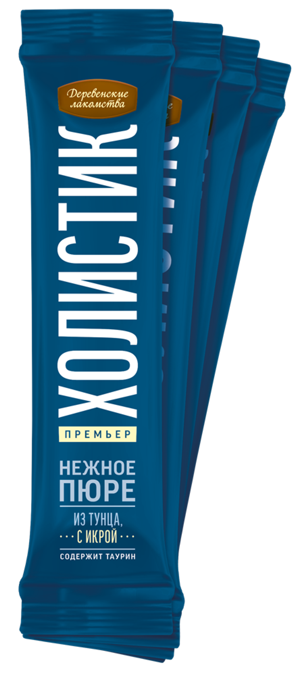 ХОЛИСТИК ПРЕМЬЕР Лакомство для кошки Нежное пюре из тунца, 4*10 г