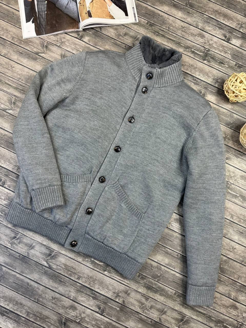 Кардиган с мехом Loro Piana