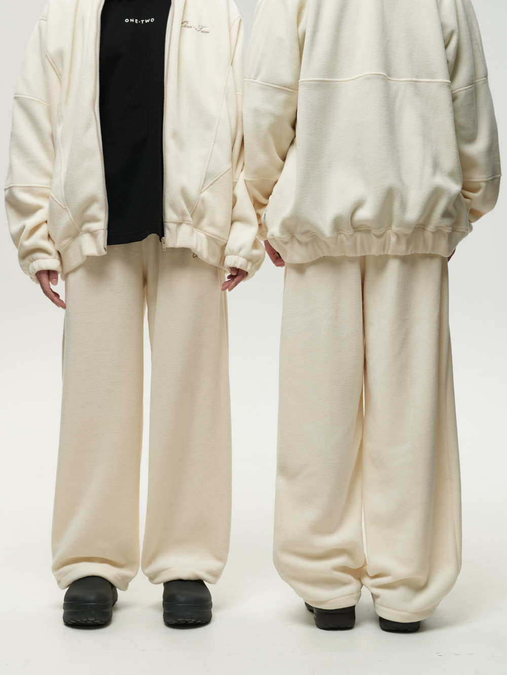 Drawstring Sweatpants Cream