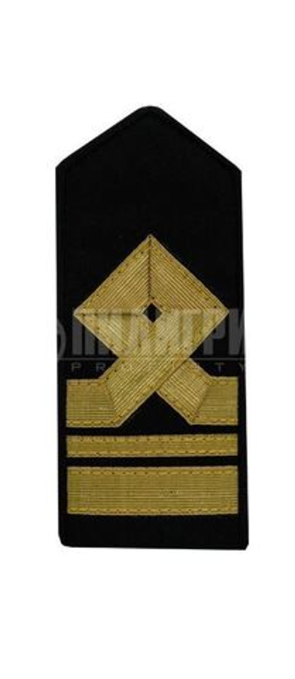 Погоны ГИМС, черные, 7-я категория