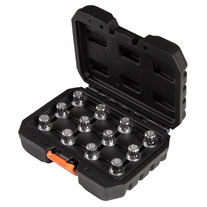 AFFIX (AF10942212C) Набор насадок для секреток колес VAG, кейс, 12 предметов