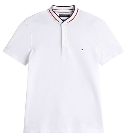 Теннисное поло Tommy Hilfiger Mao Tipped Slim