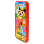 Телефон Мульт с караоке.50 вопросов, фраз, звуков,7 песен из м/ф, караоке-микрофон.B1767631-R (Умка)