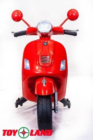 Детский электромотоцикл Toyland Vespa XMX 318 красный