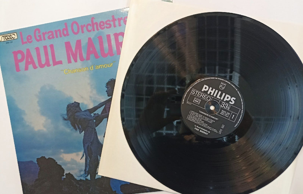 Винтажная виниловая пластинка Поль Мориа Le Grand Orchestre De Paul Mauriat Chanson Damour (France 1977)
