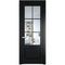 Межкомнатная дверь эмаль Profil Doors 3.2.2 (р.6) PD блэк стекло прозрачное