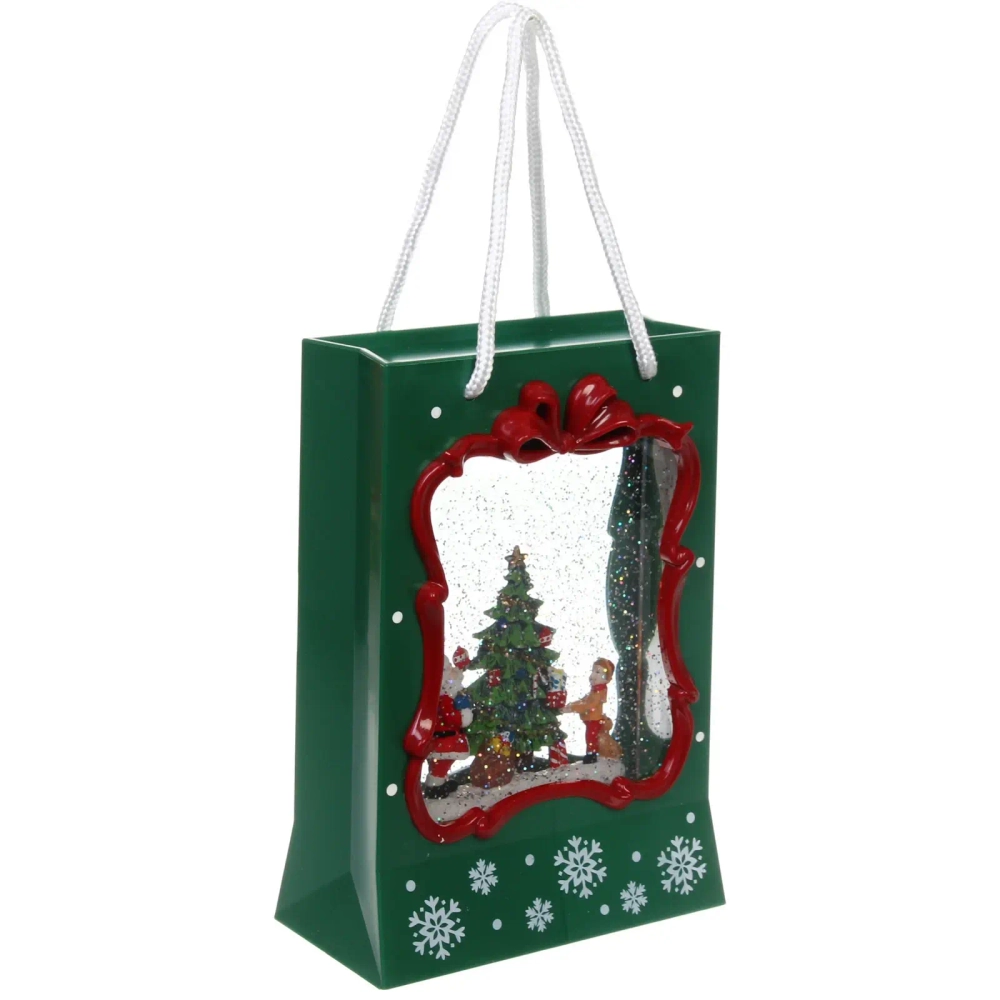 Сувенир с подсветкой «Елочка нарядная» 16.6*8.6*23 см, микс (питание от USB и батареек)