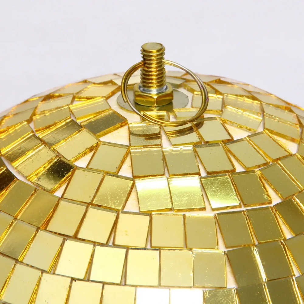 Новогодний шар 20 см «Shining Disco», Золото