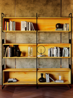 Стеллаж из массива сосны с 3 полками Бьерн 195х35х180