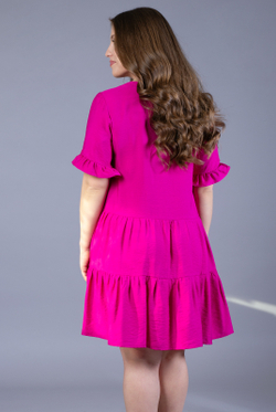 Платье женское 3690ВП, фуксия #31Ф053690ВП