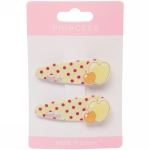 Зажимы для волос детские 2шт «Happy smile», сердечко, микс 4 цвета, 5*2см