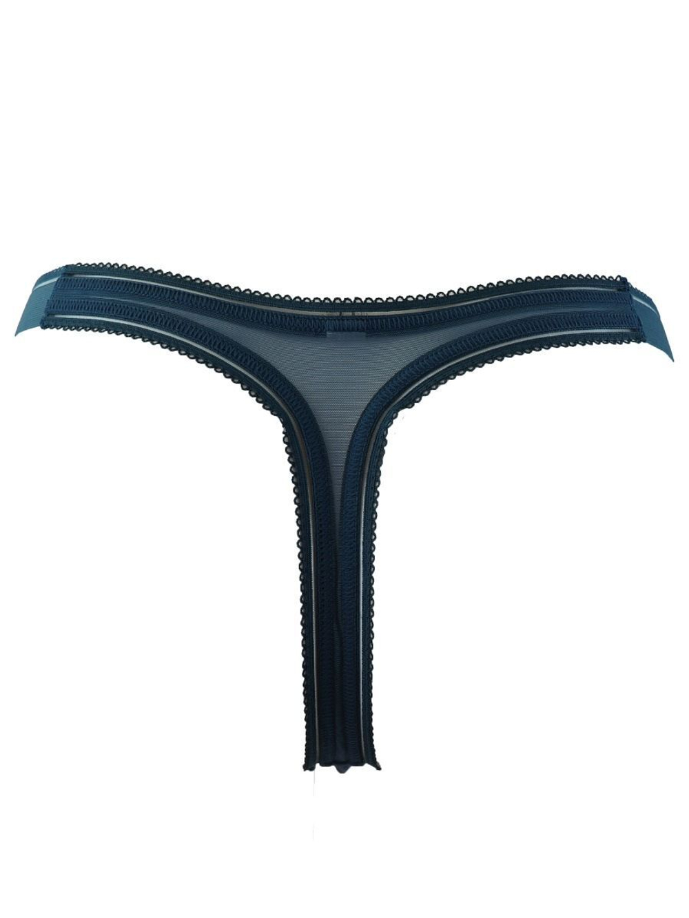 Трусики-стринги Geo Lace (Размер: S) (Цвет: бирюзовый)