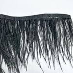 Перья страуса на ленте 10-13 см