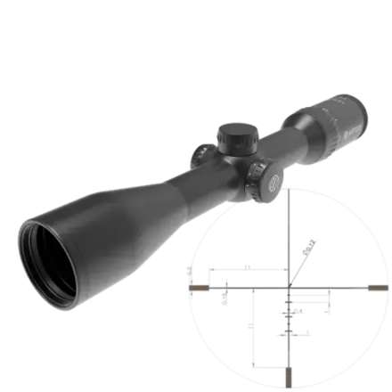 Прицел оптический Artelv CRS Fiber 1.5-6x44 SFP 30мм