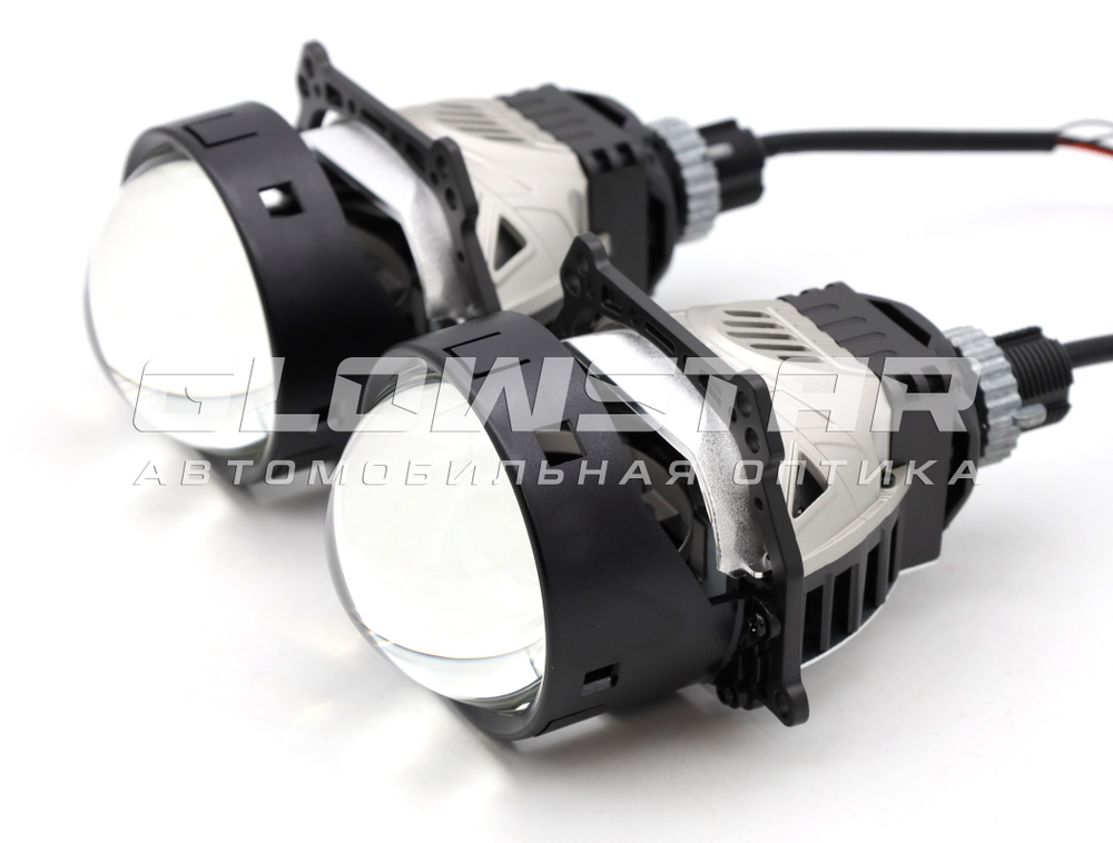 Билед модули Aozoom A11 2025 3.0 дюйма, 2 чипа, 5500K, 12V, 56W/64W, крепление 3R и съемное гаечное (комплект, 2шт)