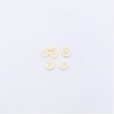 Пуговицы №544, 9мм, цв.белый (CN 2738)