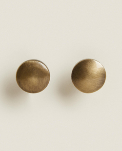Мебельная ручка Zara Home, 2.3х2.3х2.3 см, латунь, 2 шт., 7378/555