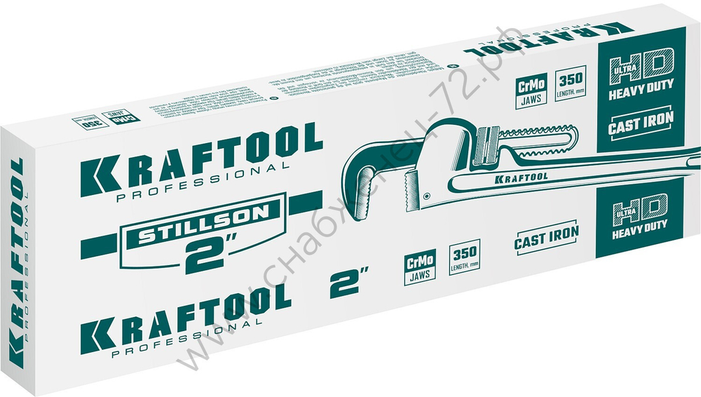 KRAFTOOL STILLSON, 2″, 350 мм, Трубный разводной ключ (2727-35)