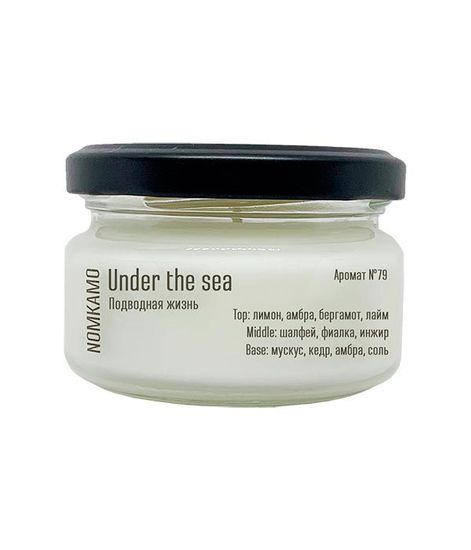 №79 Подводная жизнь, ароматическая свеча Library, Nomkamo