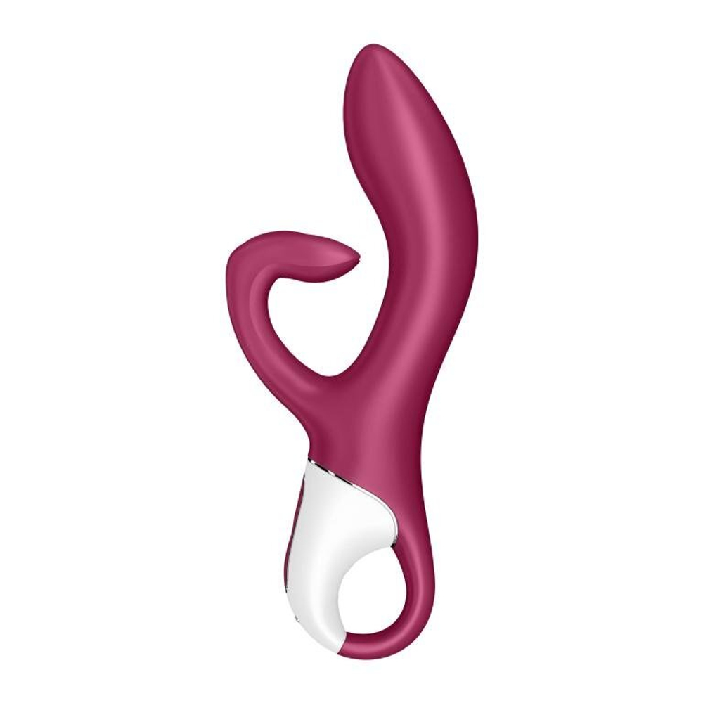 Вибратор-кролик Satisfyer Embrace me, ягодный