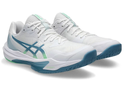 Мужские кроссовки для бадминтона/сквоша Asics Sky Elite FF 3 - white/saba blue
