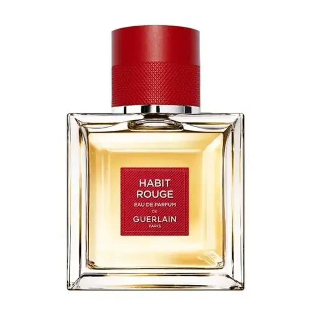 Мужской парфюм Guerlain Habit Rouge Eau de Parfum с древесными нотами 50 мл