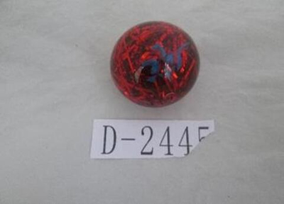 Мяч каучук Мишура с дракончиком 75 мм свет 4 вида микс