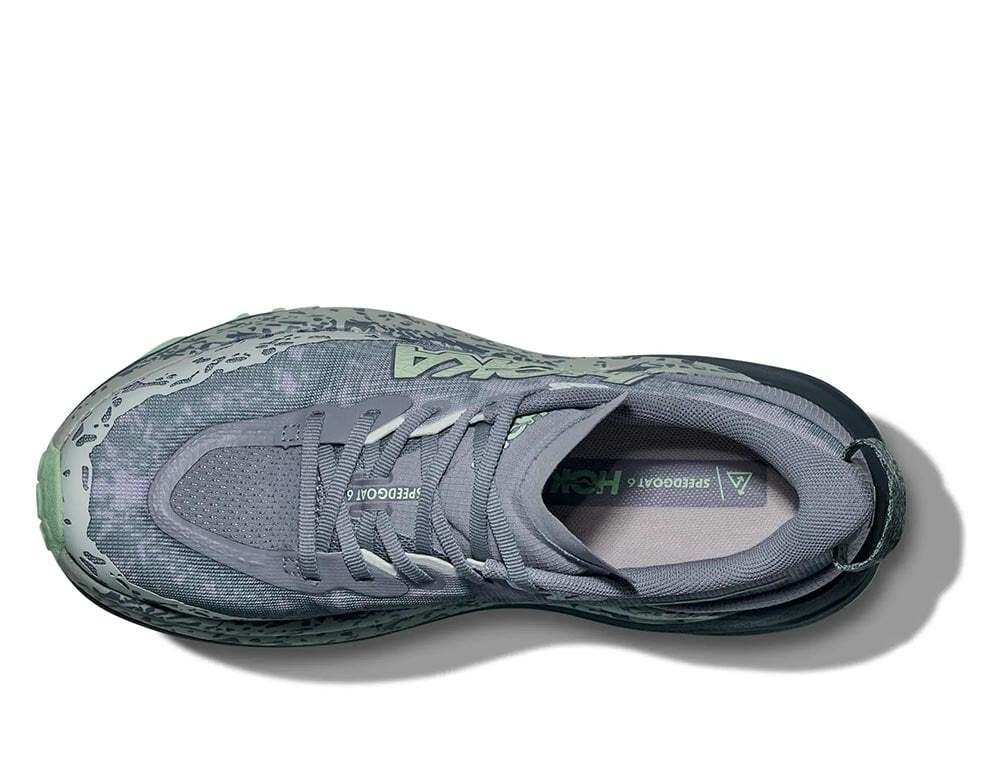 Кроссовки для бега женские Hoka Speedgoat 6 Фиолетово-Зеленые