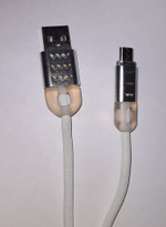 Кабель USB 2.0 x Micro USB -1.0 м. Cable USB DATA (RGB-индик.заряда)