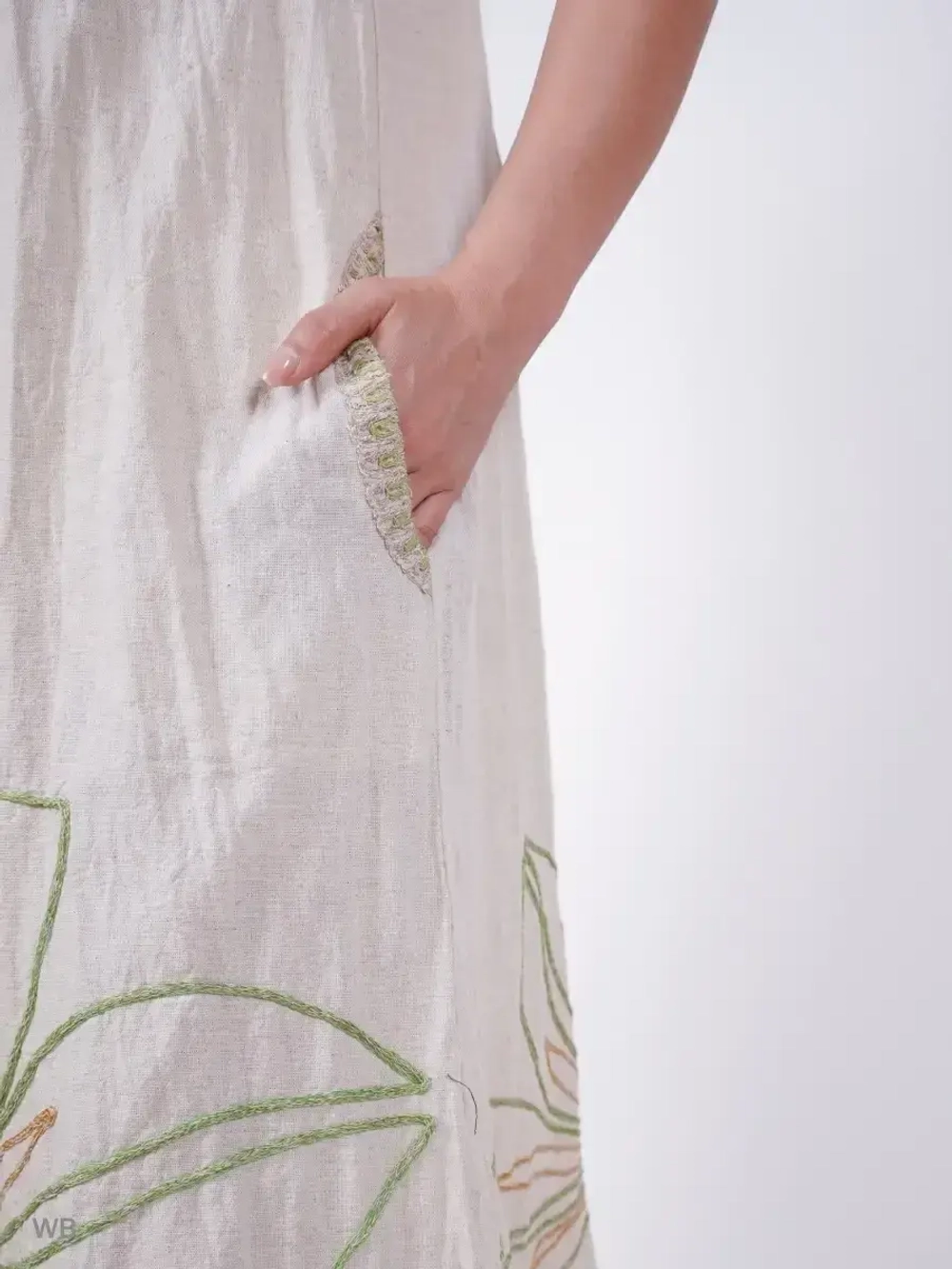 Платье летнее лен хлопок