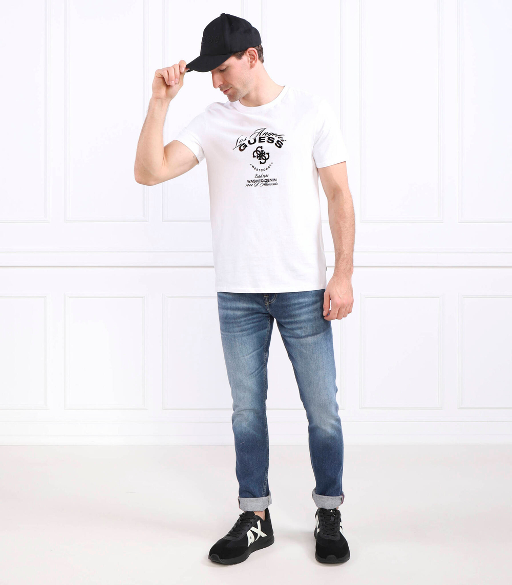 футболка westcoast GUESS - белый(M3RI69 KBDK0)