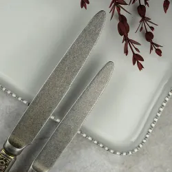 Нож столовый 24,5 см матовый с золотом Lord Vintage Style P.L. Proff Cuisine [12]