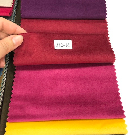 Шторы из однотонного бархата матового, цвет 61 бордовый