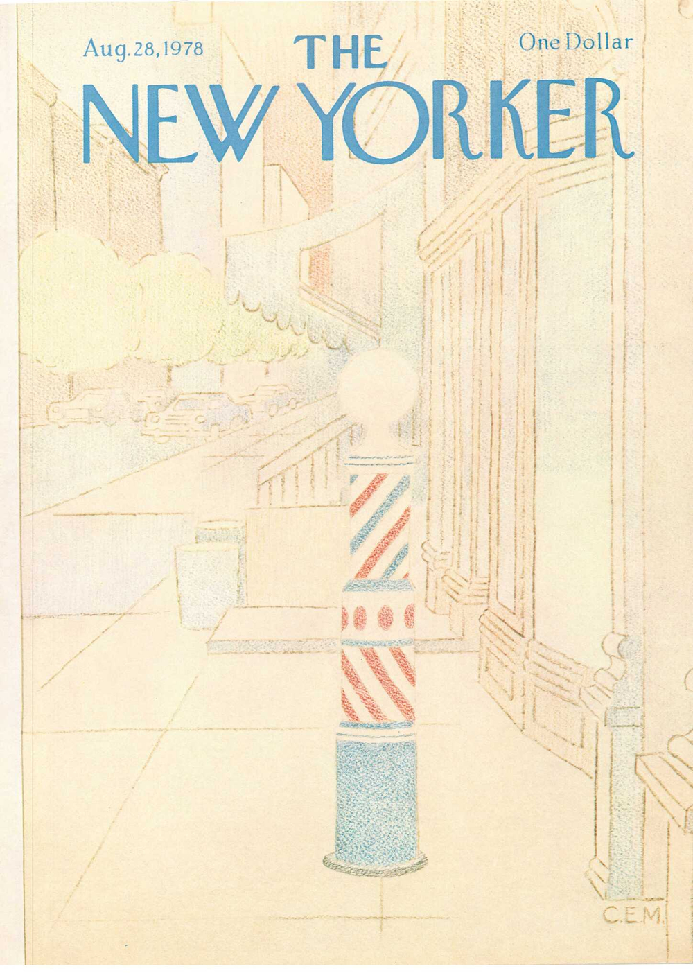 Журнал The New Yorker 28-08-1978, обложка