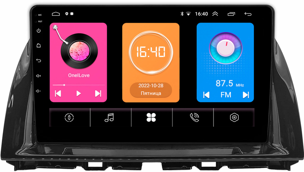 Магнитола для Mazda CX-5 2011-2017 - OEM GT10-194 на Android 10, 2Гб-16Гб
