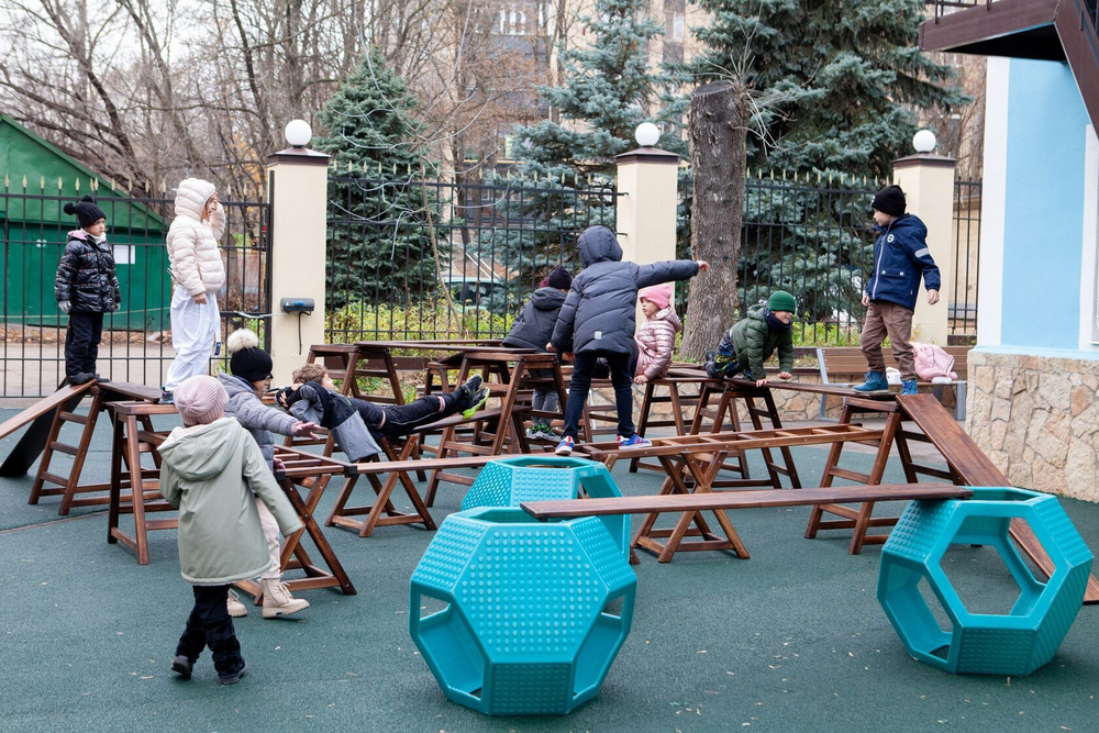 Элемент Октаэдр для уличного конструктора