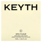 KEYTH, ароматизированный крем для рук, Epic Fleur, 70 мл (2,36 жидк. унции)