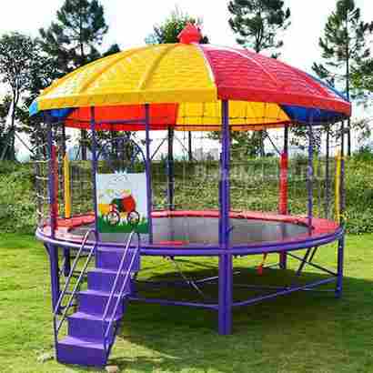 Батутная арена «Цветной Домик Прыжков», диаметр 10 футов 4,2x3,5x2,8 м