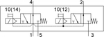 VUVS-LT25-T32U-MD-G14-F8-1C1 Распределитель с электроуправлением