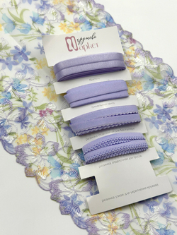 Вышивка на сетке мультиколор неэластичная ширина 24 см