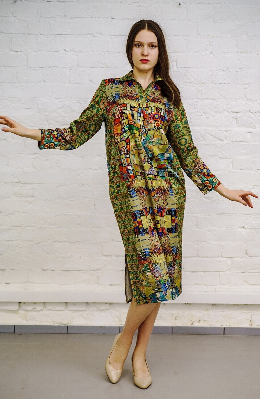 Платье "Витраж", по мотивам живописи Тани МакКабе