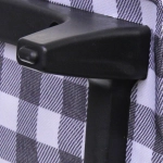 Тележка хозяйственная с сумкой (83*28*17см, колеса 5 см, грузоподъемность до 15 кг) клетка SYD-025