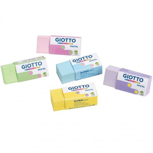 Ластик пастельные цвета 60 шт, Giotto F241600