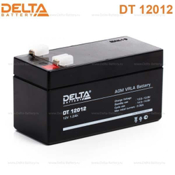 Аккумуляторная батарея Delta DT 12012 (12V / 1.2Ah)