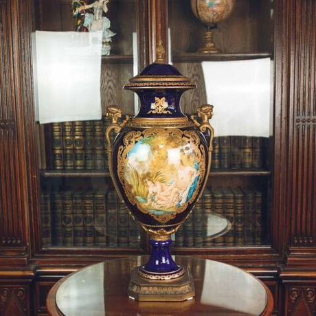 Винтаж: Ваза в дворцовом стиле «Купание»