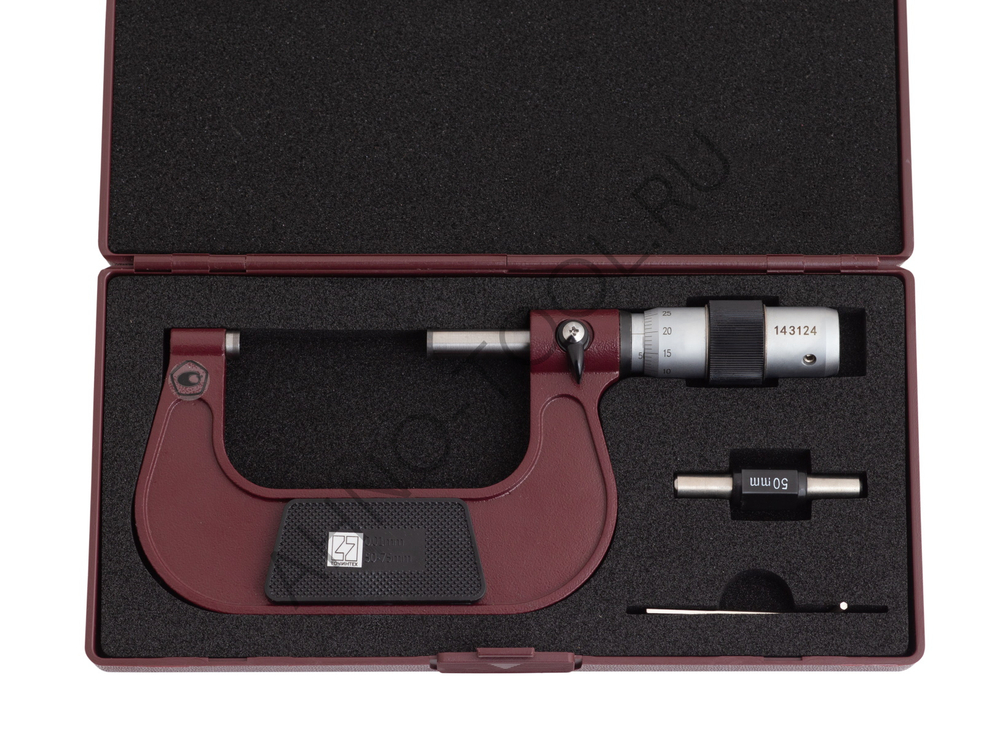 Микрометр МК  75-0.01 ГОСРЕЕСТР 89035-23 (микр.винт 8мм) ТОЧИНТЕХ