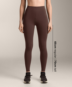 OYSHO Легинсы Compressive длиной до щиколотки с высокой посадкой, коричневый