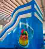 Надувная водная горка с бассейном «Пляжный оазис 2», 13*5*6 м