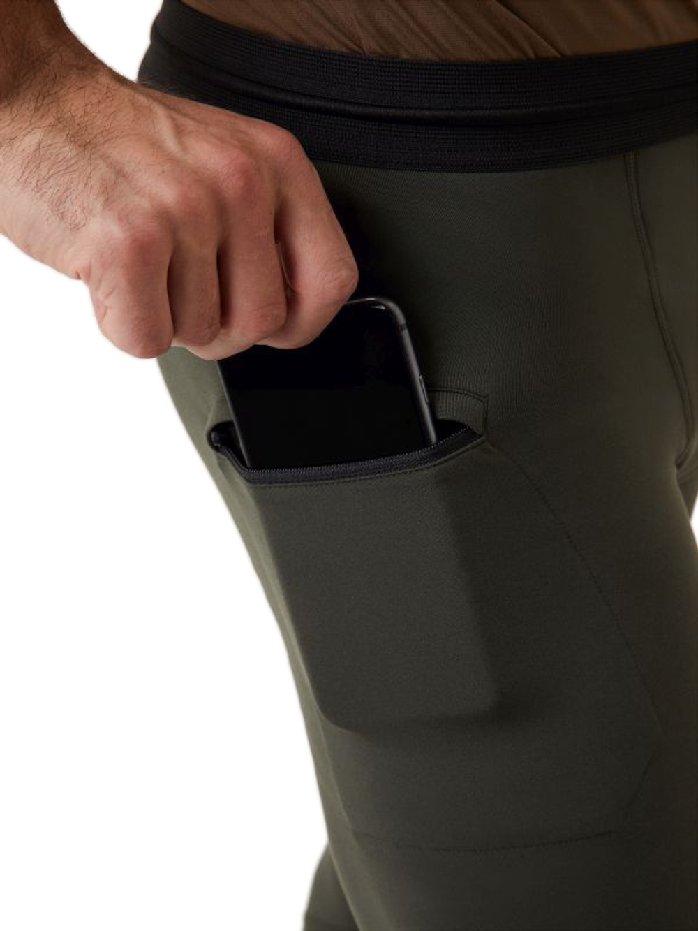 Мужские теннисные штаны Björn Borg Sthlm Winter Tights - peat