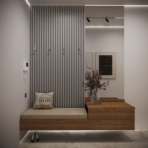 Панель стеновая реечная МДФ 3D Line Modern L05 Серый тик 2750 мм